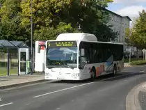 Mercedes-Benz O 530 CNG auf der Linie 5 nach M�hlhausen G�rmar am Bahnhof M�hlhausen.(8.10.2012) 