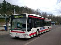 Hier fhrt MZG-ZA 105 leer von der Haltstelle Riegelsberg Sd weck