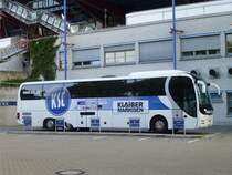 MAN Lion's Coach Supreme L  Karlsruher SC , jetzt mit Werbung, Karlsruhe Wildparkstadion 19.09.2012  