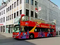 VOLVO-UNUI startet zu einer Stadtrundfahrt in Trier (Deutschlands �ltester Stadt); 120824