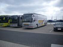 Volvo 9900 von Gfrerer aus Deutschland im Stadthafen Sassnitz am 27.06.2012