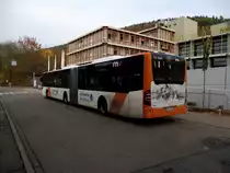 Ein Mercedes Benz Citaro G in Neckargemünd Bildungszentrum am 09.11.12