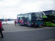 Mercedes O 404 von Ossenbach aus Deutschland im Stadthafen Sassnitz am 27.06.2012


