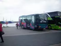 Mercedes O 404 von Ossenbach aus Deutschland im Stadthafen Sassnitz am 27.06.2012

