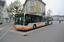 BSU MB Citaro G Nr. 32 abgestellt als Sch�lerkurs der Linie 500 beim Solothurner Hauptbahnhof. Dieser ist einer von 3 Citaro G der 1. Generation (30-32), welche die BSU beschafften, 15.11.2012