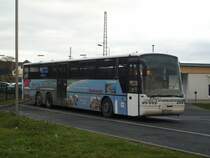 Neoplan Euroliner der RPNV in Sassnitz am 18.12.2011