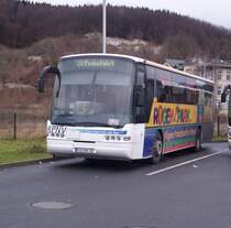 Neoplan Euroliner der RPNV in Sassnitz am 22.02.2012
