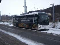 MAN Lion's Regio der RPNV in Sassnitz am 07.02.2012