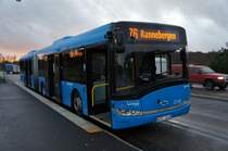 Solaris Urbino 18, Linie 76, #2738, G�teburg Angered, 11.11.2012