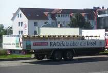 Fahrradanh�nger der RPNV in Sassnitz am 14.08.2011

