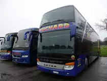 Setra 431 DT n� 32 de la maison Buchard photographi� le 26.11.2012 � Berne