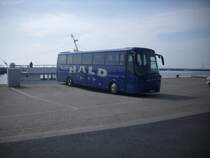 VDL Bova Futura von Hald aus Deutschland im Stadthafen Sassnitz am 29.06.2012