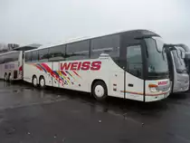 Setra 416 GT HD de la maison autrichienne Weiss photographi� le 26.11.2012 � Berne