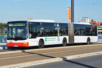 MAN Lion`s City NG 323 der SWB BN-SW 4379 auf der Kennedybr�cke in Bonn - 01.10.2012