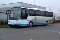Neoplan N 3016 Regioliner abgestellt am ZOB in H�he Rostock Hauptbahnhof/S�d.02.12.2012