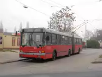 Ikarus 435T, BKV Budapest #301, 26.11.2012 Csertő utca Budapest.