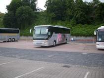 Setra 415 GT-HD von Becker-Touristik aus Deutschland im Stadthafen Sassnitz am 01.07.2012