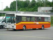 RBL, Lenzburg. Mercedes-Benz O405 (Nr.69 'Bistrobus') in Z�rich Flughafen, Bahnhof. (27.5.2007)