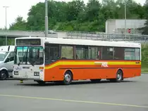 RBL, Lenzburg. Mercedes-Benz O405 (Nr.69 'Bistrobus') in Z�rich Flughafen, Bahnhof. (27.5.2007)