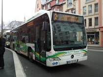 TRACE Colmar - Nr. 275/AH 323 CH - Mercedes Citaro am 8. Dezember 2012 in Colmar, Th��tre