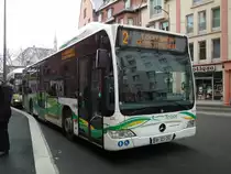 TRACE Colmar - Nr. 275/AH 323 CH - Mercedes Citaro am 8. Dezember 2012 in Colmar, Th��tre