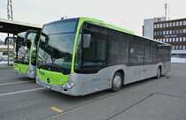 Citaro C2 Nr. 102 der BLS von Busland AG beim Bahnhof Burgdorf, 13.12.2012.

