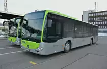 Citaro C2 Nr. 102 der BLS von Busland AG beim Bahnhof Burgdorf, 13.12.2012.

