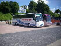VDL Bova Futura von Verhoeven aus Belgien im Stadthafen Sassnitz am 02.07.2012