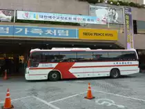 Ein Kia Reisebus, aufgenommen am 09.10.2012 in S�dkorea.