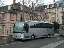 Aus Italien: Beltramini e Gianoli, Golasecca - DL-963 PE - Mercedes am 8. Dezember 2012 beim Bahnhof Colmar