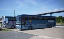 Van Hool T916 von Stanglmeier aus Deutschland im Stadthafen Sassnitz am 02.07.2012

