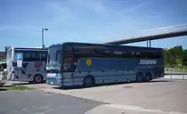 Van Hool T916 von Stanglmeier aus Deutschland im Stadthafen Sassnitz am 02.07.2012

