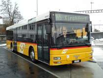 Lengacher, M�nsingen - Nr. 1/BE 555'399 - MAN am 10. Dezember 2012 beim Bahnhof M�nsingen
