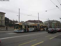 tl Nr. 861 ''Le Cruy�re'' (Hess Swisstrolley 3 BGT-N2C) am 20.11.2012 in Lausanne, Riponne-M.B�jard.