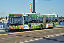 MAN Lion`s City NG 313 der SWB, BN-SW 4371 auf der Kennedybr�cke - 01.10.2012