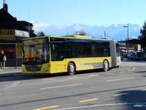 STI - MAN Lion`s City  Nr.142  BE  801142 unterwegs auf der Linie 1 in Thun am 19.12.2012