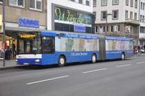 Gelenkbus MAN von Taeter Aachen, Aufnahme am 22.12.2012