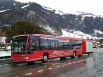 AFA Adelboden - Nr. 95/BE 26'774 - Mercedes Citaro am 16. Dezember 2012 beim Bahnhof Frutigen