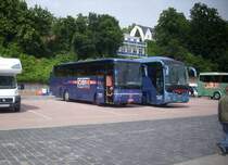 Van Hool T911 von OSM aus Deutschland im Stadthafen Sassnitz am 03.07.2012

