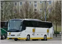 In Potsdam stand am 24.12.2012 dieser VDL Futura HD aus den Niederlanden auf einem Busparkplatz