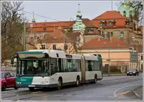 Volvo 7700 Gelenkbus in der N�he vom Nauener Tor in Potsdam aufgenommen am 24.12.2012.