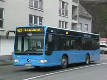 Mercedes-Benz O 530 K (Citaro) auf der Linie 629 nach Wuppertal-L�ntenbeck Ort an der Haltestelle Wuppertal Zoo/Stadion.(2.1.2013) 