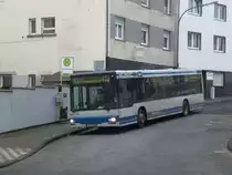 MAN Niederflurbus 2. Generation auf der Linie 631 nach Wuppertal-Vohwinkel Vohwinkler Feld am Bahnhof Wuppertal-Vohwinkel L�tzowstra�e.(2.1.2013) 