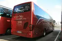 Setra S 515 HD Vorf�hrwagen, Heckansicht, Neu-Ulm 02.01.2013