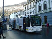 PostAuto Wallis - VS 241'960 - Mercedes Citaro am 26. Dezember 2012 beim Bahnhof Brig