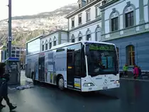 PostAuto Wallis - VS 241'960 - Mercedes Citaro am 26. Dezember 2012 beim Bahnhof Brig