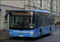 MAN  Lion's city aufgenommen an einer Bushaltestelle in Potsdam.  24.12.2012