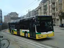 TN Neuch�tel - Nr. 207/NE 114'207 - MAN am 29. Dezember 2012 beim Bahnhof Neuch�tel