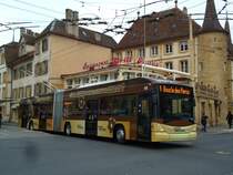 transN, La Chaux-de-Fonds - Nr. 148 - Hess/Hess Gelenktrolleybus (TN Neuch�tel Nr. 148) am 29. Dezember 2012 in Neuch�tel, Place Pury