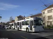 tl Nr. 786+906 (NAW/Lauber + Hess/Lanz&Marti) am 29.12.2012 in Lutry, Corniche.